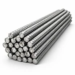 Арматура в прутках гладкая А500 25 мм 25Г2С ГОСТ 34028-2016 - фото