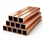 Труба медная квадратная 5х5х1.3 мм М0б ГОСТ 16774-2015 - фото