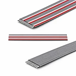 Ленточный кабель ЛСВТ-2-7 10х0.08 ТУ 16-705.403-85 - фото