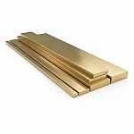 Латунная полоса 5 мм ЛС59-1 ГОСТ 2208-2007 - фото