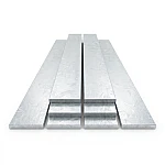 Оцинкованная полоса 14х4 мм 09Г2С ГОСТ 103-2006 - фото