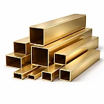 Труба латунная профильная 2.4х1.2 мм Л63 ГОСТ 20900-2014 - фото