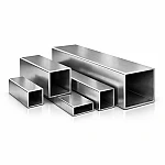 Профильная нержавеющая труба матовая 25x25x3 мм 08Х13 - фото