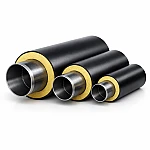 Трубы электросварные (ЭСВ) в изоляции ППУ ПЭ, ДУ 530х9 мм - фото