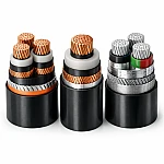 Высоковольтный кабель 3 жилы 120 мм2 10 кВ ААБл - фото